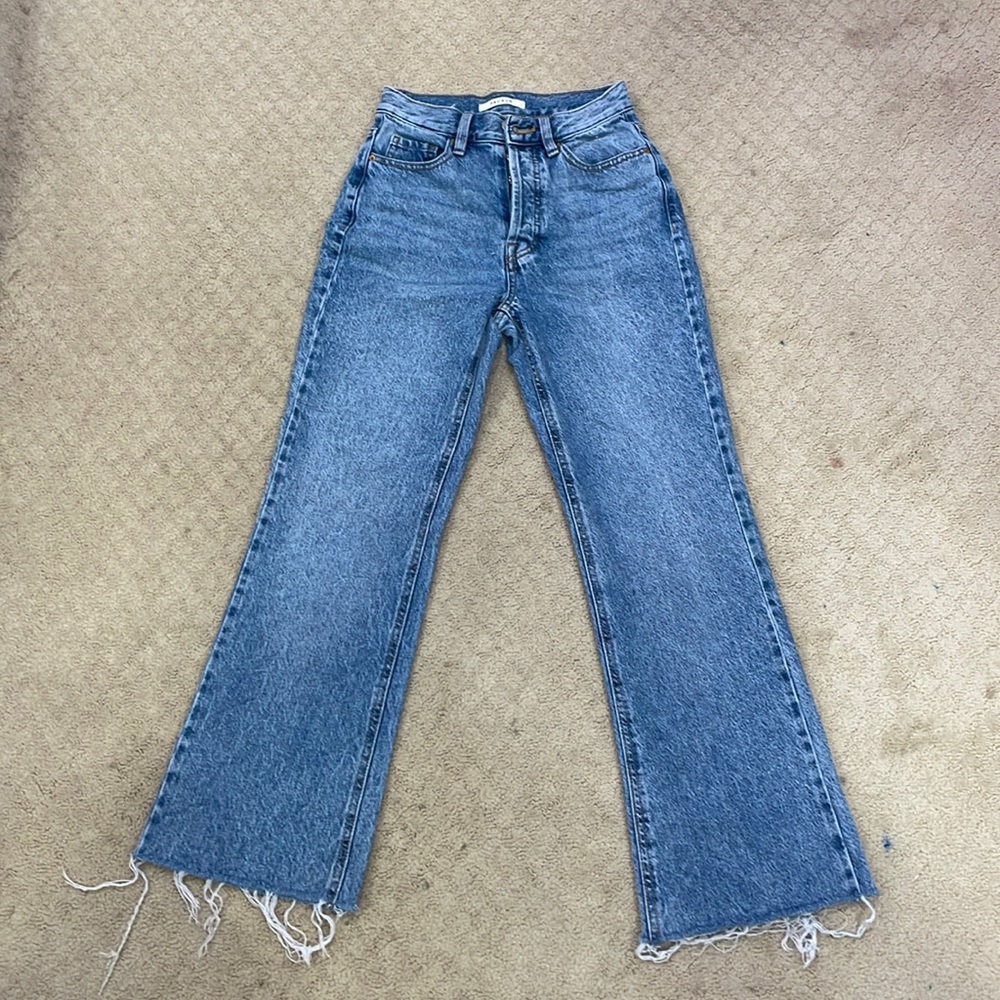 pacsun size 23 high rise bootcut blue jeans